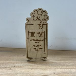 wooden drink token