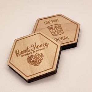 custom engraved ice cream token